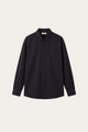 Spoleto Cotton Overshirt Black