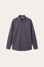 Spoleto Cotton Overshirt Charcoal