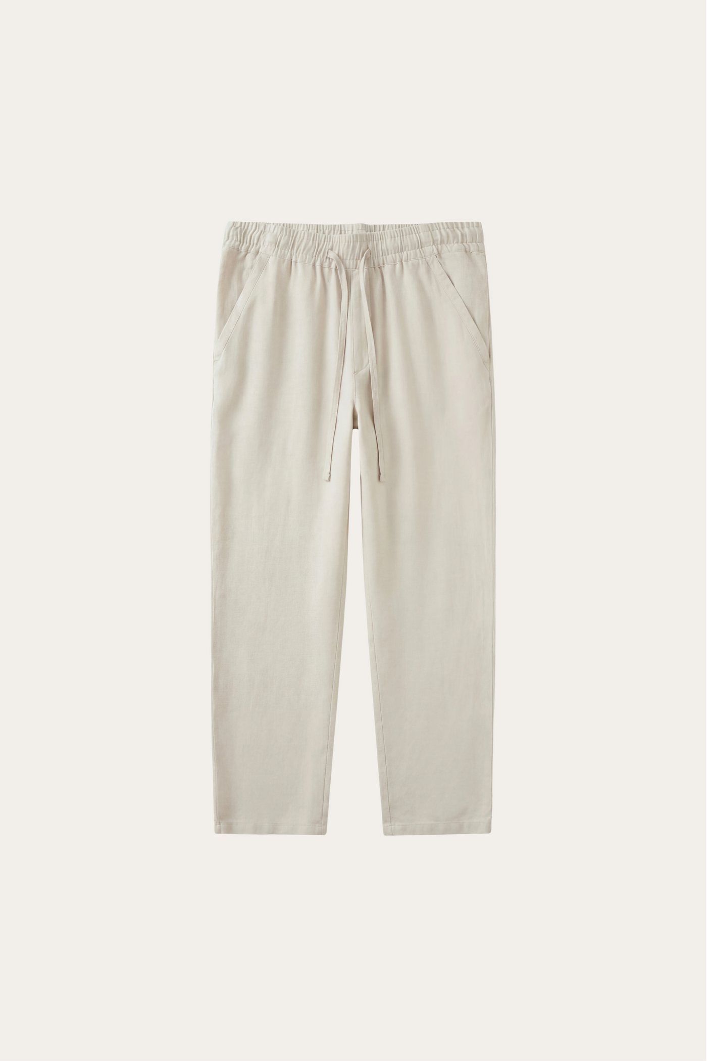 Sestri Tencel Drawstring Trouser White