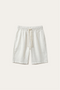 Lecce Linen Drawstring Shorts Ivory