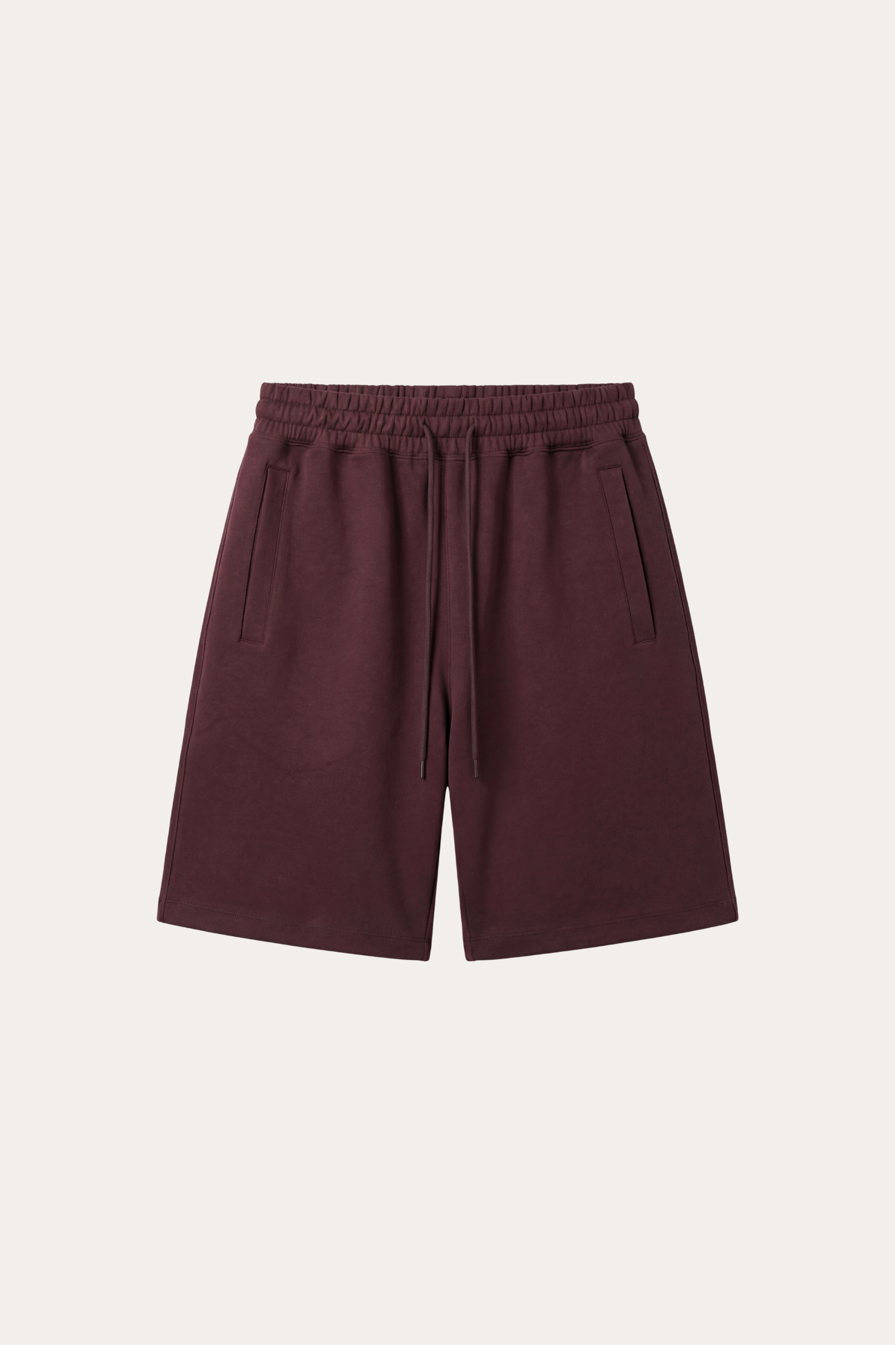 Salerno Drawstring Shorts Wine Red