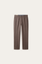 Cortona Linen Straight Trousers Taupe