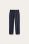 Modena Linen Tailored Trousers Navy