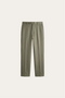 Modena Linen Tailored Trousers Sage