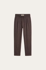 Gubbio Merino Wool Joggers Brown