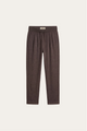 Gubbio Merino Wool Joggers Brown
