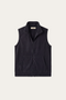 Bormio Zip Fleece Vest Black