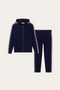 Giancarlo Hooded Zip Set Navy