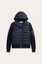 Valmero Hybrid Zip Jacket Navy