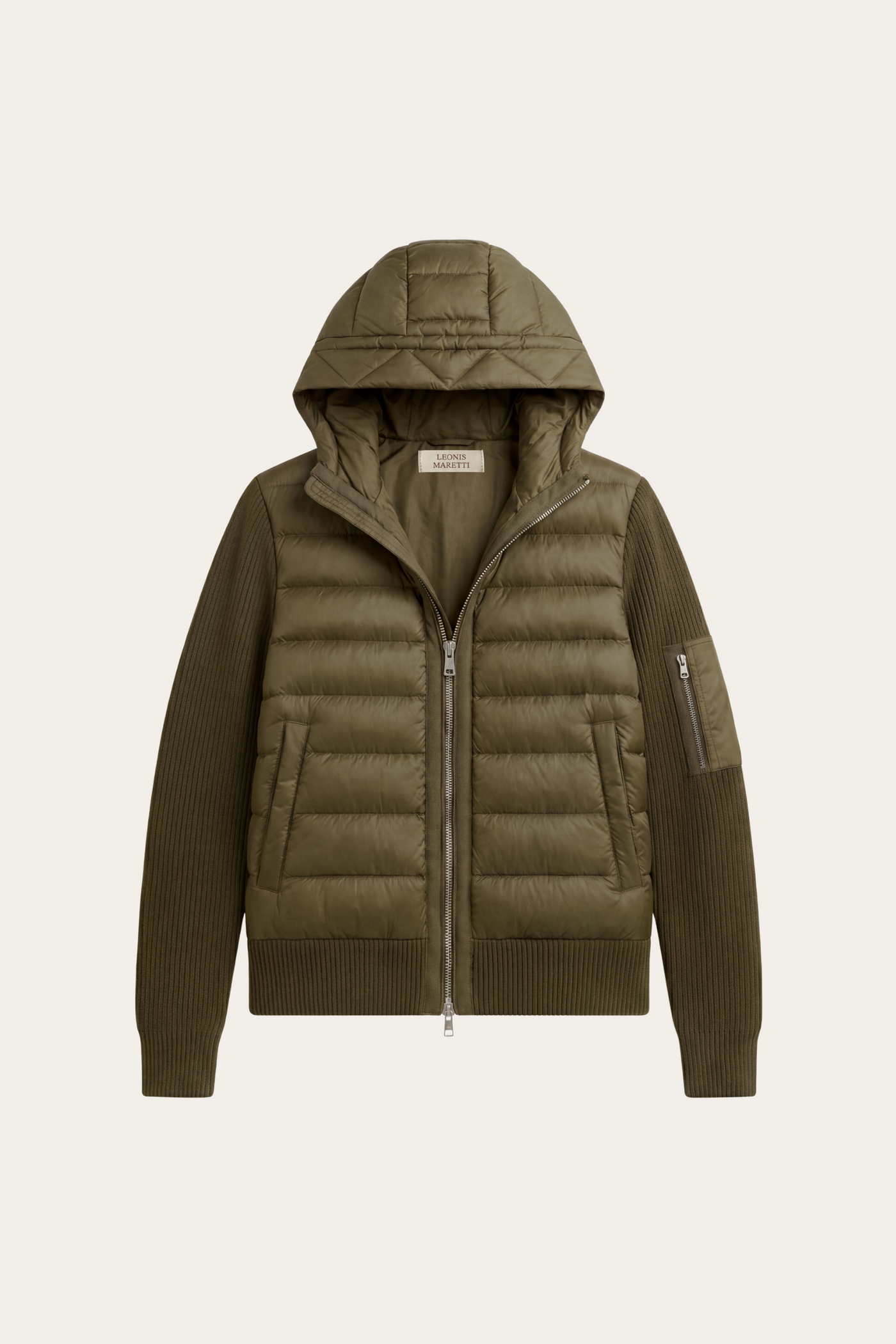Valmero Hybrid Zip Jacket Green