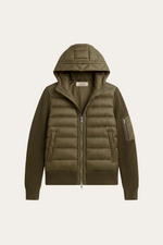 Valmero Hybrid Zip Jacket Green