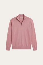 Arlino Quarter Zip Knit Pink