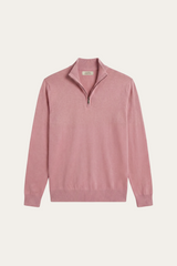 Arlino Quarter Zip Knit Pink