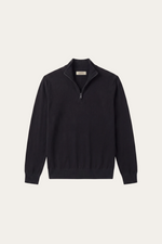 Arlino Quarter Zip Knit Black