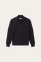 Arlino Quarter Zip Knit Black