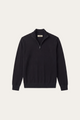 Arlino Quarter Zip Knit Black