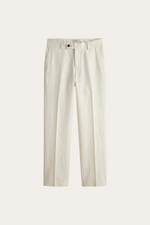 Modena Linen Tailored Trousers Light Beige