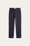 Modena Linen Tailored Trousers Navy