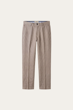 Cortona Linen Straight Trousers Sand