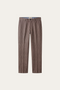 Cortona Linen Straight Trousers Taupe