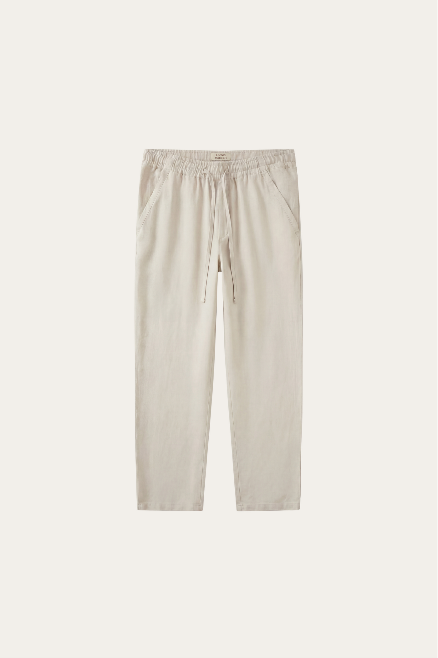 Sestri Tencel Drawstring Trouser White