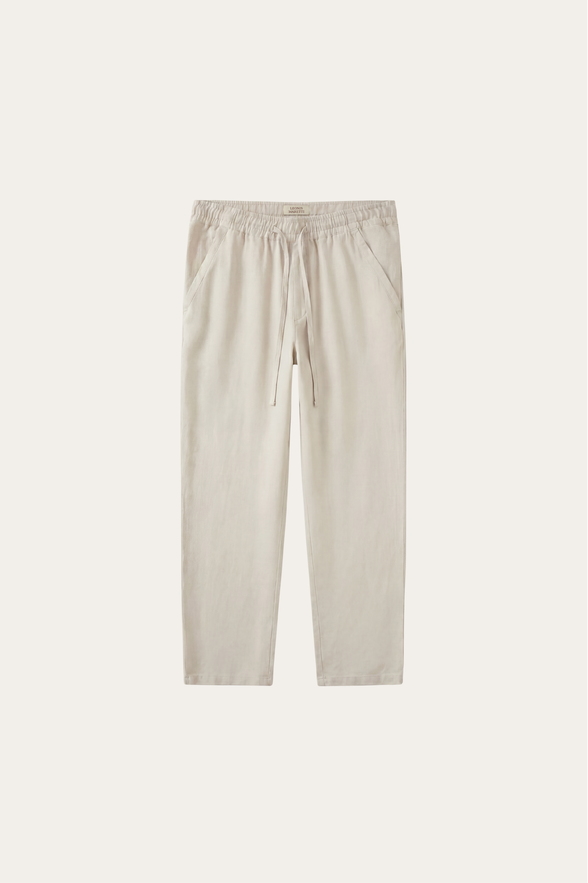 Sestri Tencel Drawstring Trouser White