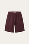 Salerno Drawstring Shorts Wine Red