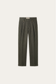 Morino Pleated Trousers Olive