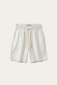 Lecce Linen Drawstring Shorts Ivory
