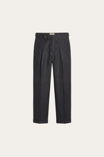 Silano Pleated Trousers Black