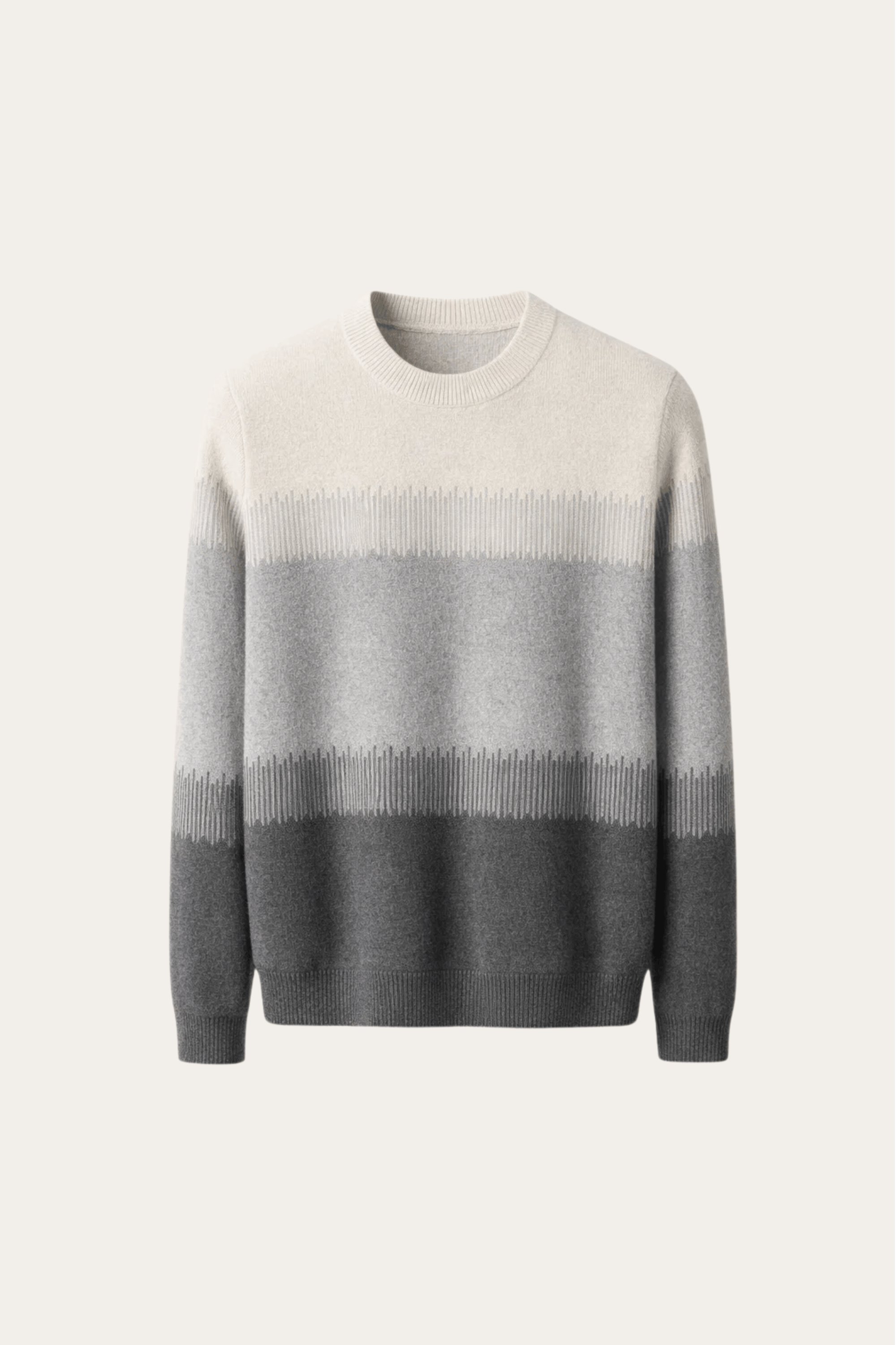 Ettore Merino Gradient Knit Grey