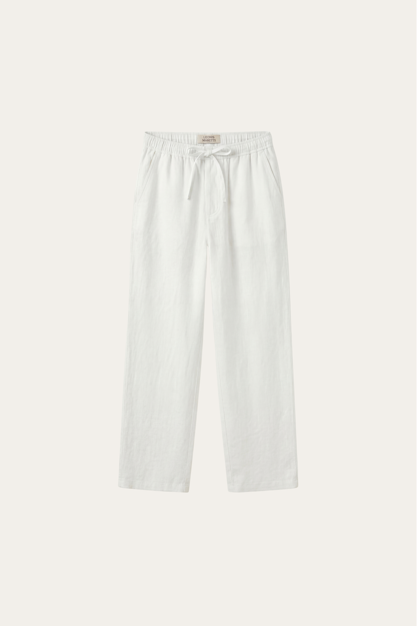 Novara Linen Pantalon White