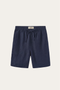Rimini Linen Drawstring Shorts Blue