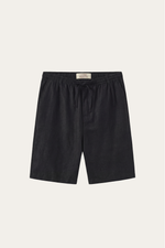 Rimini Linen Drawstring Shorts Black