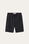 Rimini Linen Drawstring Shorts Black