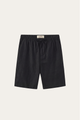 Rimini Linen Drawstring Shorts Black