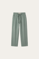 Catania Linen Pantalon Green