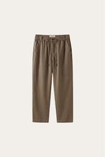 Monteria Stretch Linen Trouser Olive