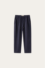 Monteria Stretch Linen Trouser Navy