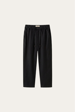 Monteria Stretch Linen Trouser Black