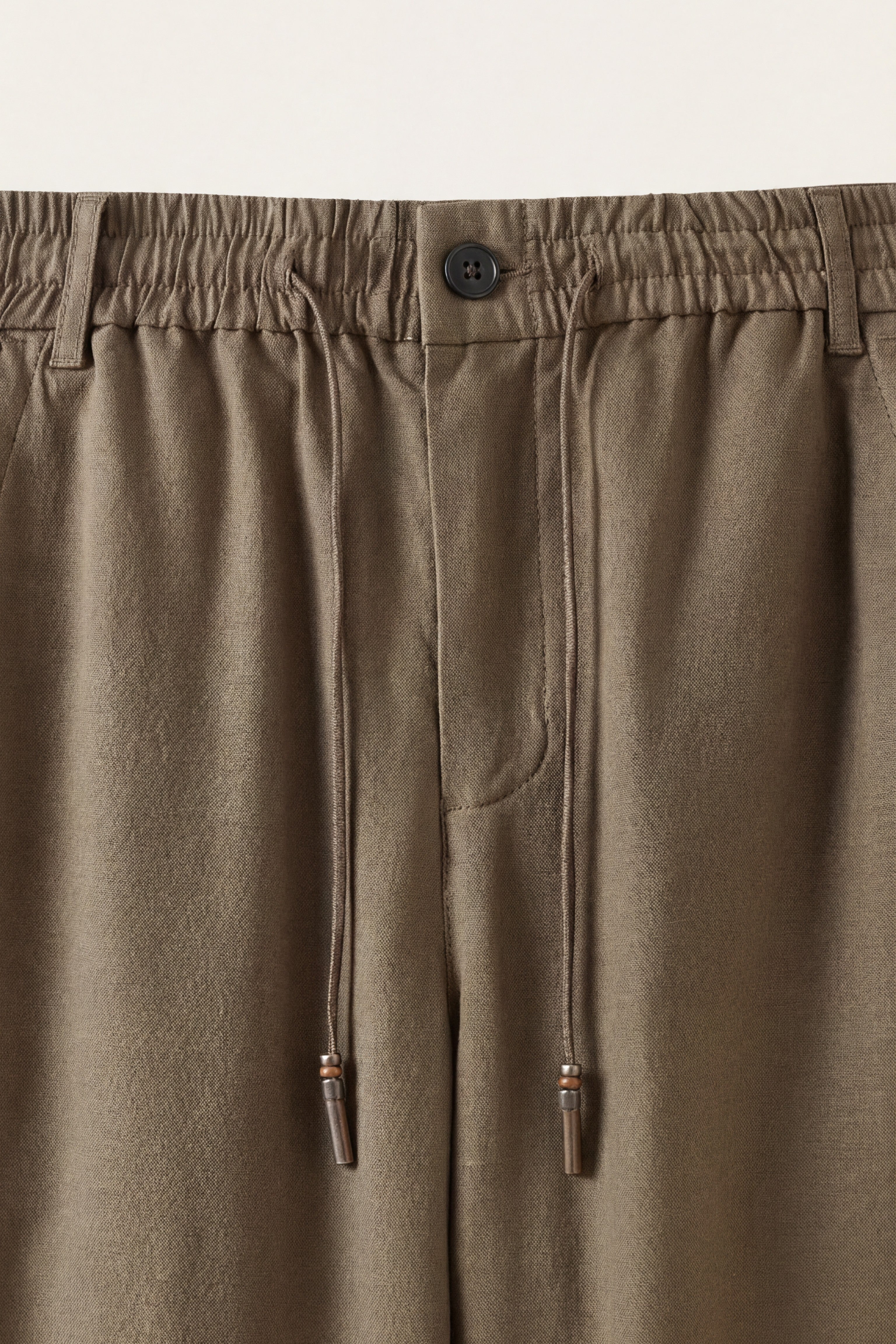 Monteria Stretch Linen Trouser Olive