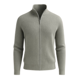 Roma Cashmere Cardigan Grey Green