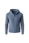 Amalfi Merino Hooded Sweater Light Blue