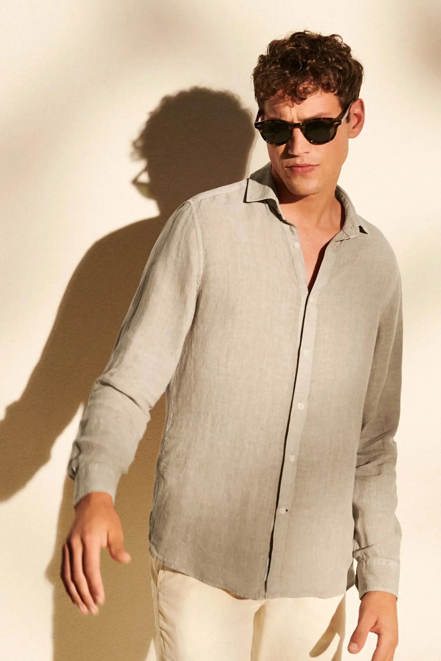 Linen Shirt Beige
